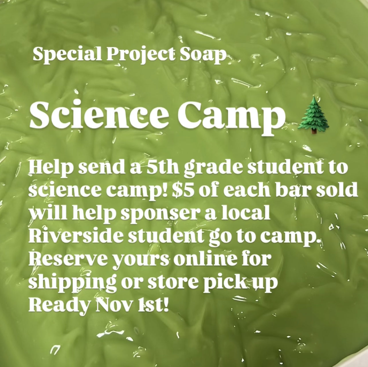 Science Camp Soap