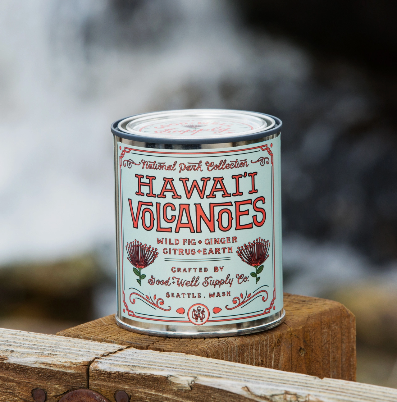 Hawaii Volcanoes Candle